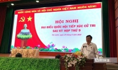 Đại biểu Quốc hội Trần Công Phàn tiếp xúc cử tri tại tỉnh Bình Dương