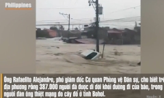 Clip: Cận cảnh sức tàn phá khủng khiếp của bão Kalmaegi khi đổ bộ Philippines