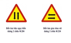 Biển báo 2 mũi tên ngược nhau có ý nghĩa gì?