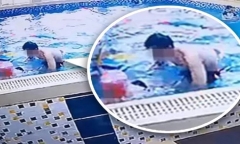 Phẫn nộ huấn luyện viên dạy bơi tại Trung Quốc liên tục dìm đầu bé gái 7 tuổi xuống nước