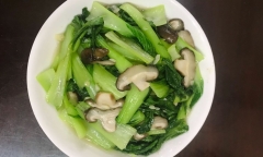 Cách làm cải thìa xào nấm đông cô thơm ngon khó cưỡng 