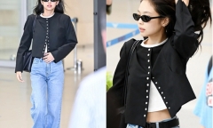 Thái độ gây chú ý của Jennie (BLACKPINK) với fan lớn tuổi tại sân bay 