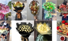 Chiêm ngưỡng những bó hoa 