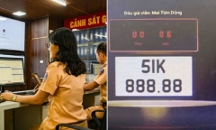 Đấu giá lại biển số 51K-888.88 bị bỏ cọc vào ngày 21/10