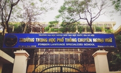 Trường THPT chuyên Ngoại ngữ Hà Nội công bố điểm chuẩn lớp 10