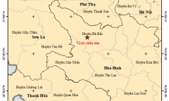 Động đất mạnh 3,9 độ ở Hoà Bình, độ sâu chấn tiêu khoảng 12km