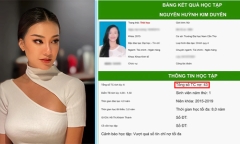 Xôn xao tin đồn Á hậu Kim Duyên lộ bảng điểm 