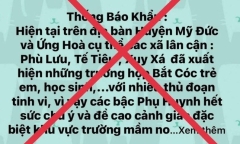 Công an Hà Nội xác minh thông tin 