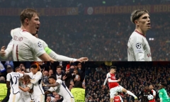 Man United ngậm ngùi chia điểm với Galatasaray, Arsenal trả nợ thành công, Real Madrid đứng vững ngồi đầu bảng
