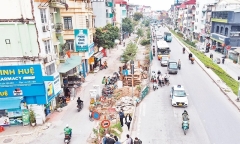 Phương án phân luồng giao thông mới trên đường Âu Cơ