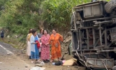  Nguyên nhân ban đầu vụ lật xe trên đèo khiến 4 người chết, nhiều người bị thương 