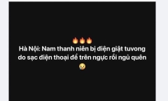 Xôn xao tin thanh niên chết vì điện giật do sạc điện thoại để trên ngực, công an nói gì?