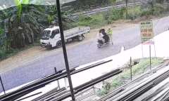 Điều tra vụ xe máy chở 3 tông bị thương cảnh sát giao thông đang làm nhiệm vụ ở Quảng Trị