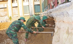 Phát hiện 3 hài cốt liệt sĩ khi thi công xây dựng trung tâm hành chính