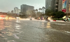 Hà Nội mưa lớn, các trường