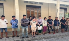 Tây Ninh: Công an phá sòng bạc trong nhà hoang do 