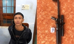 Gã chồng quay clip cầm súng dọa sát hại cả nhà vợ khai gì với công an?