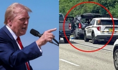 Cảnh sát Mỹ truy đuổi nghi phạm âm mưu ám sát ông Trump như phim hành động trên xa lộ