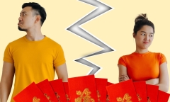 Cặp vợ chồng ly hôn, đòi chia luôn cả khoản lì xì 