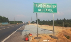 Đảm bảo ATGT đối với các công trình dừng nghỉ tạm trên cao tốc Bắc - Nam