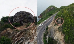 Tin thời sự mới nhất 8/11: Khối đá lớn nằm trên cung đường đi sân bay Cam Ranh