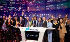 VinFast đạt vốn hóa vượt 85 tỷ USD sau phiên đầu tiên chào sàn Mỹ