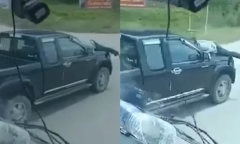 Chồng đu bám trên mui xe suốt 100km sau khi biết chuyện vợ vụng trộm với bạn thân