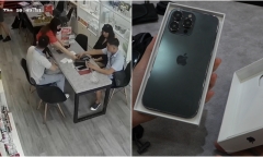 TP.HCM: Nam thanh niên dùng mô hình iPhone 14 Pro Max tráo điện thoại thật