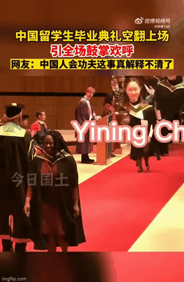Nữ sinh nhào lộn đẹp mắt ngay trong lễ tốt nghiệp nhận được cơn mưa lời khen