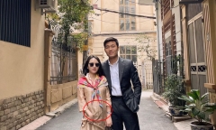 Nhuệ Giang xuất hiện tình tứ bên Xuân Trường, lộ vòng 2 lùm lùm, ngầm xác nhận tin đồn mang thai
