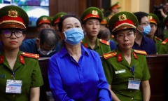 Những hình ảnh đầu tiên của bà Trương Mỹ Lan trong phiên toà lần thứ 2
