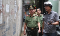 Bộ Công an chỉ đạo khẩn trương điều tra nguyên nhân vụ cháy ở Trung Kính