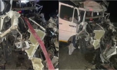 Xe khách chạy tốc độ cao, tông trực diện xe tải đỗ trên đường, 15 người thiệt mạng ở Ấn Độ