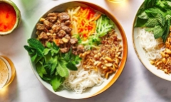 Cách làm bún thịt nướng chuẩn vị Hà Nội