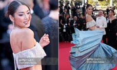 Bị nhắc nhở rời thảm đỏ LHP Cannes, Thảo Nhi Lê nói gì?