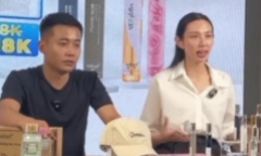 Hoa hậu Thuỳ Tiên giữ khoảng cách với Quang Linh trên buổi livestream mới nhất