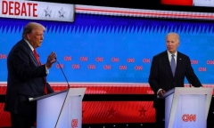 Điểm lại những nội dung chính ở phần 1 cuộc tranh luận giữa ông Biden và ông Trump
