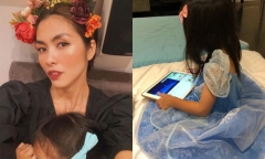 Tăng Thanh Hà khoe tài năng nghệ thuật “chuẩn con nhà nòi” của ái nữ 