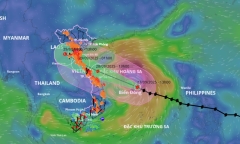 Tin bão số 10 mới nhất: Cách Đà Nẵng khoảng 460km, di chuyển rất nhanh