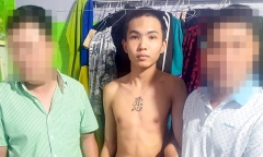 Bắt đối tượng truy nã đặc biệt nguy hiểm có hình xăm 
