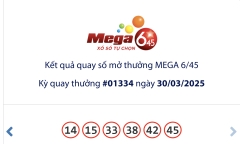 Vé số Vietlott “nổ” giải độc đắc gần 57 tỷ đồng