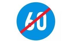 Biển báo 60 gạch chéo là gì?