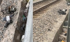 Lời kể nhân chứng vụ người phụ nữ đi xe máy tử vong sau va chạm với tàu hỏa