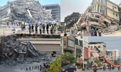 Xót xa khung cảnh đổ nát tại Myanmar sau trận động đất 7,7 độ: Loạt công trình đổ sập, chưa rõ thương vong