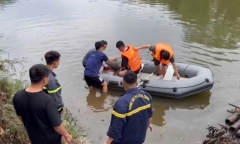 Danh tính người đàn ông tử vong nghi do nước cuốn khi khơi thông miệng cống