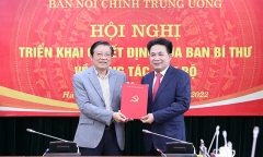 Ban Bí thư Trung ương Đảng bổ nhiệm nhân sự mới
