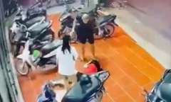 Xác minh vụ cô gái bị nam thanh niên đánh liên tiếp trước quán bi-a ở Hà Nội