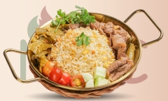 Cách làm món cơm rang dưa bò cho hội người lười