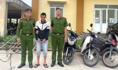 Bắt đối tượng nghiện ma tuý gây ra nhiều vụ trộm xe máy