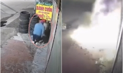 Vụ cháy ôtô cùng 4 ngôi nhà ở Bắc Giang: Camera ghi cảnh nghi vấn kẻ phóng hỏa